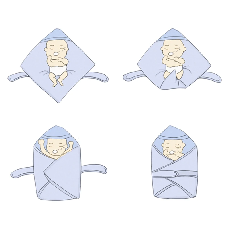 Новинка года, Пеленальное Одеяло для новорожденных, детское одеяло с рисунком, Хлопковое одеяло, спальный мешок для малышей, зимнее детское одеяло-конверт, постельные принадлежности