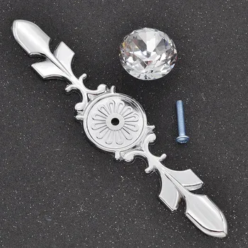 

Diamond Crystal Handles Shoebox Cabinet Handles Closet Door Drawer Knobs Wardrobe Pulls Pullers With Screws
