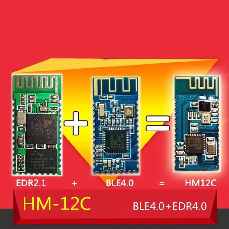 1 шт. x HM 12 12T Bluetooth 4 0 двухрежимный модуль мастер ведомый приемопередатчик|bluetooth