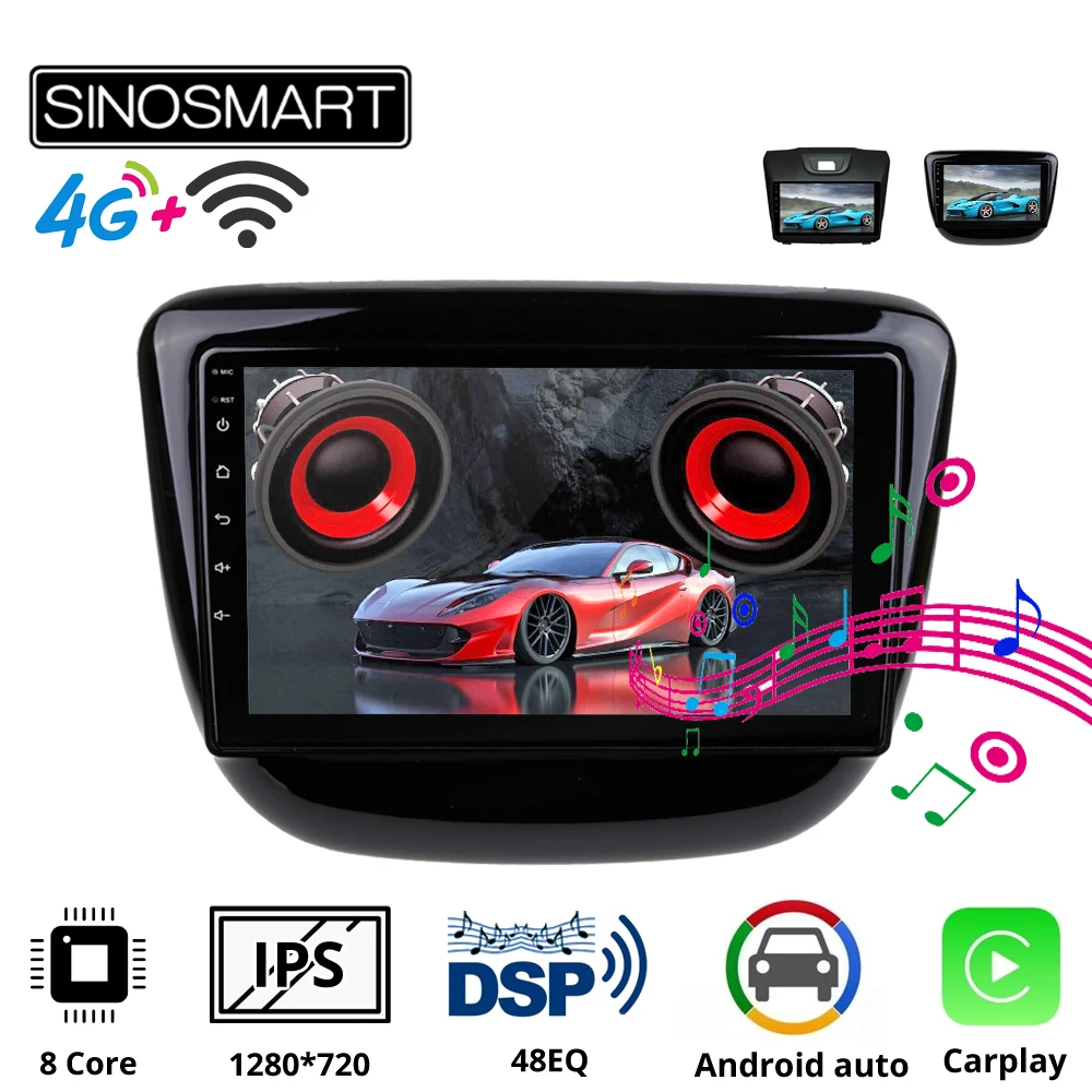 Sinosmart автомобильный радиоприемник с навигацией GPS для Chevrolet S10 Isuzu D-max Cavalier 2014 2din 2.5D