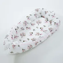 Детское гнездо кровать портативная бионическая кроватка дорожная кроватка складная детская хлопковая Колыбель новорожденный удаляемый моющийся люлька бампер