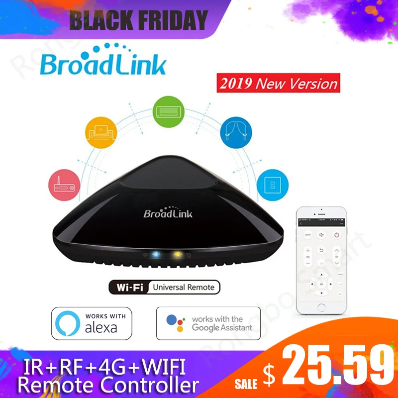  Broadlink rm pro+ RM3 Universal Intelligent Remote Controller Smart Home Automation WiFi+IR+RF Swit - 33031088493