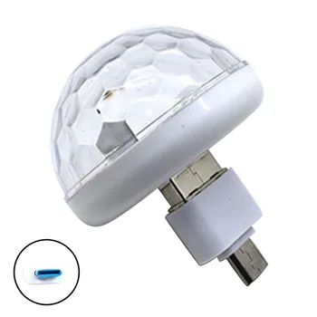 

Mini LED Colorful Lamp Sound Control Plug and Play USB Light for Party KTV MDJ998