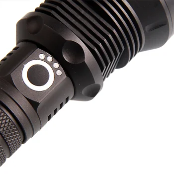 

Long Zoom P70 Glare Flashlight Aluminum Alloy Long Shot Waterproof Charging Outdoor Flashlight SEC88