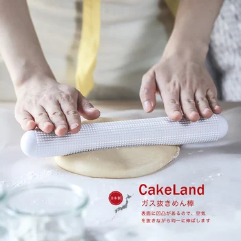 

Japan Imported Patterned Rolling Pins Cake Rolling Pin Embossing Rolling Pin Bakeware Non Stick Creative Idea Rolling Pin