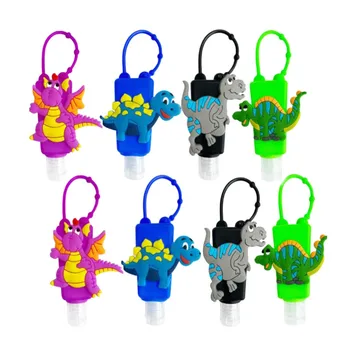 

8PCS Portable Children's Silicone Hand Sanitizer Bottle Outdoor Portable Safe Hand Sanitizer Distribution Portable Hanging
