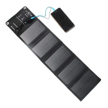 

USB Solar Panel 10W Solar Cells Charger Folding Waterproof Portable Solar Panel Charger 5V 2A USB Solar Charger Outdoor Camping