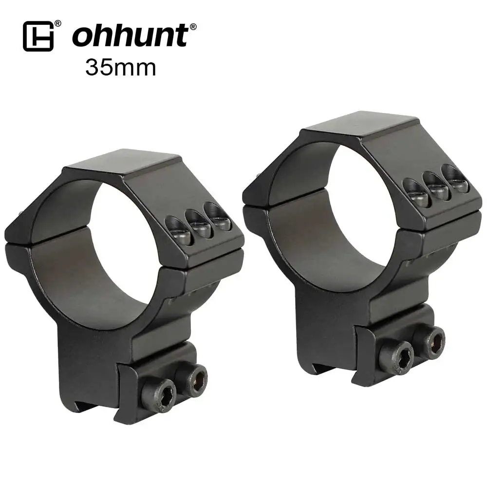 ohhunt high Dovetail Hunting Scope Rings 35mm Diameter Scope Mount