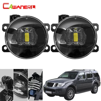 

Cawanerl Car LED Projector Fog Light 4000LM Devil Eye Daytime Running Light H11 Socket 12V For Nissan Pathfinder R51 2005-2012