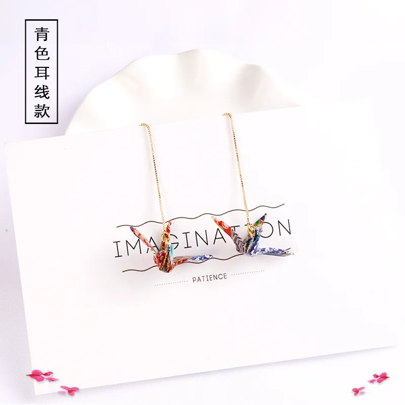 Doreen Box модные Зефирные серьги-гвоздики Красный Романтический кран кулон трендовые ювелирные изделия для женщин аксессуары подарок подвески 1 пара - Окраска металла: Hook - Green