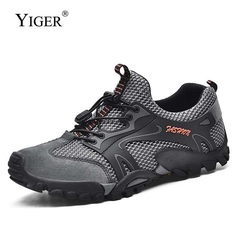 YIGER/Новые беговые кроссовки для беговых дорожек Мужская обувь походов