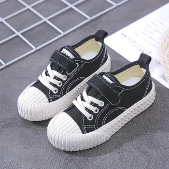 

Children canvas shoes parent-child shoes boy casual sneakers girl baby kindergarten biscuit shoes kids outdoor cloth board shoes