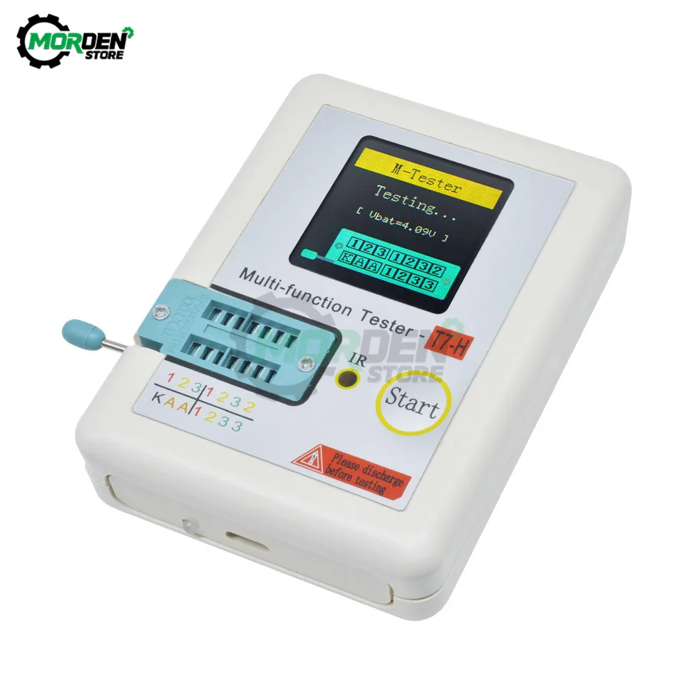 LCR-T7 TC-T7-H LCR-TC1 Multifunctional Diode Triode Capacitance Meter ESR TFT Backlight Transistor Tester LCR Meter Multimeter 4