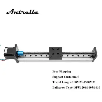 

Antrella Ball Screw SFU1610 Linear Guide Slide Memory Module Actuator, Nema 17, for CNC and 3D printer SGX series