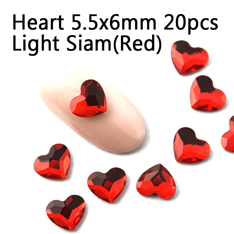 Heart-5.5x6mm
