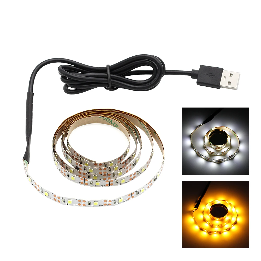 

Led Strips USB Power LED Strip Lamp With 2835SMD DC5V Flexible LED Lighting for TV Desktop Screen Background Decoration