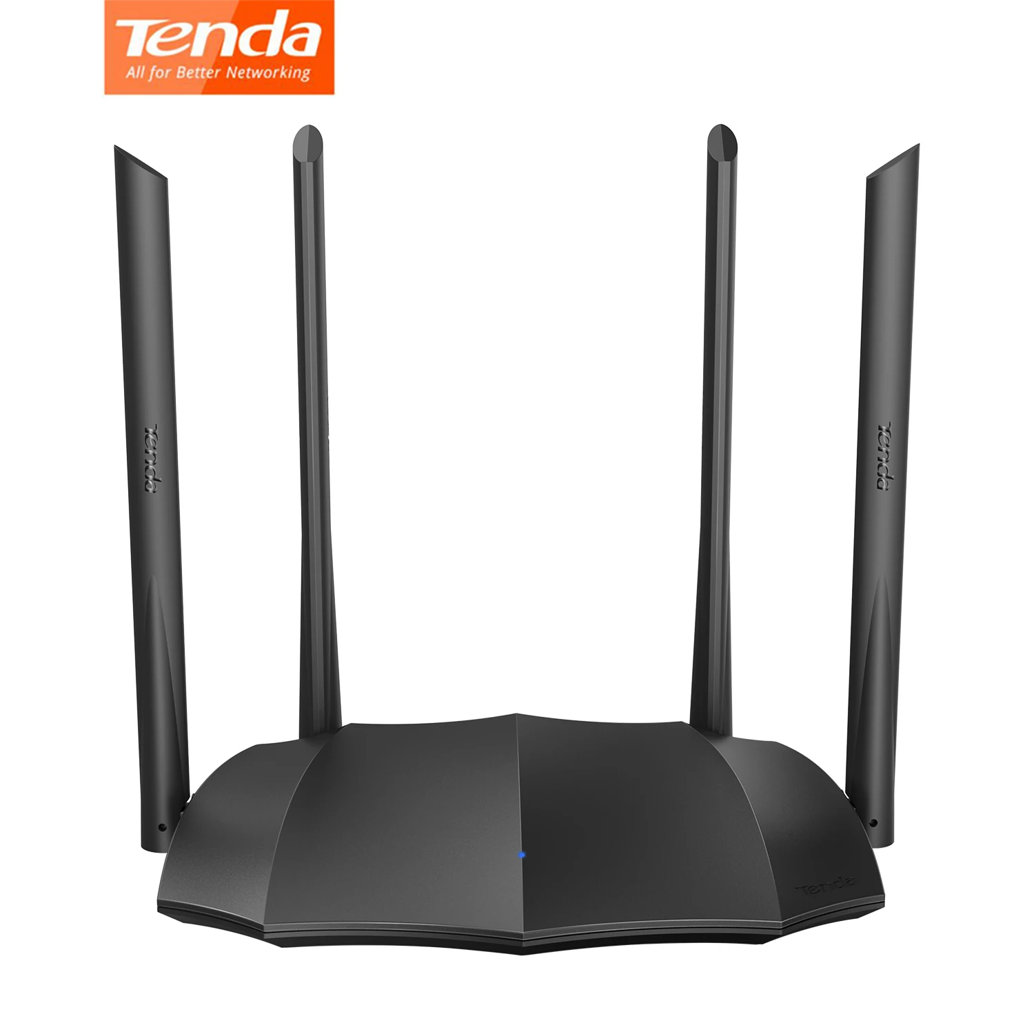

New Tenda AC8 Gigabit Dual-Band AC1200 Wireless Router Wifi Repeater IPV6 Function with 4*6dBi High Gain Antennas Wider Coverage