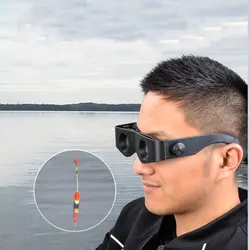 Портативный рыболовный телескоп Сверхлегкий Регулируемый Фокусное расстояние монтируемый на голову HD бинокль оптика очки складной