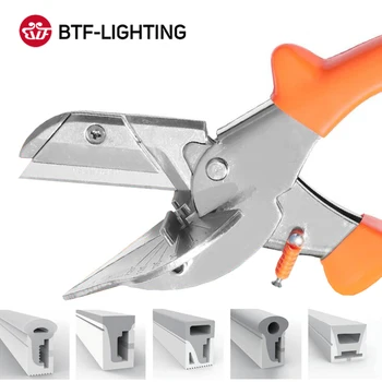 

LED Neon Tube Angle Shear 45 Degree To 120 Degree Hand Miter Scissors Multifunction Edge Card PVC PE Plastic Pipe Cables Cutter