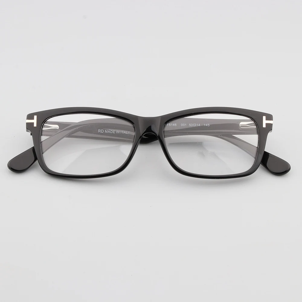 Vintage Tom For small face Optical Eyeglasses Frames Ford square Acetate men Women Reading Myopia Prescription Glasses TF5146