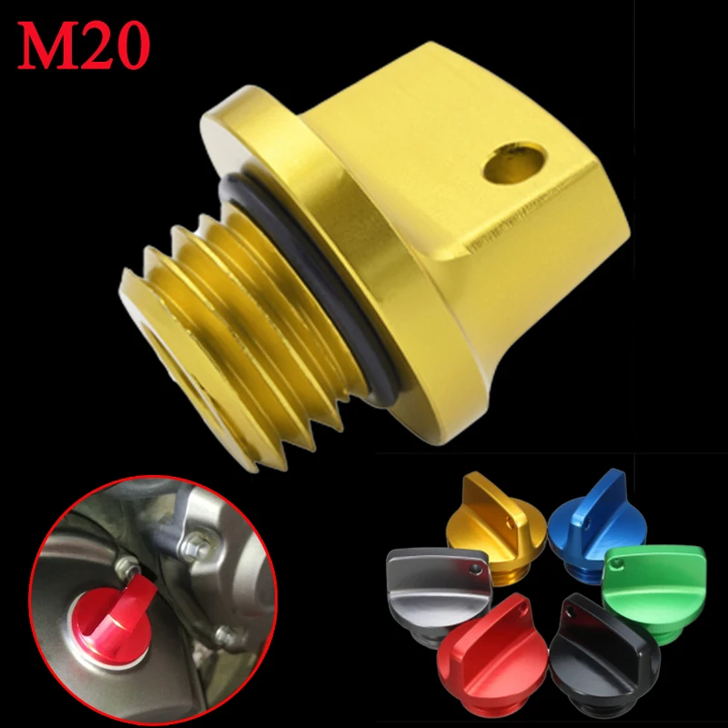 M20 Engine Oil Sump Drain Cap Plug Screw Sump Nut Bolt For Kawasaki