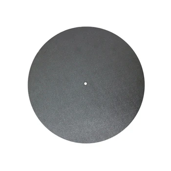 

12'' Anti-static LP Vinyl Turntable Record Pad Soft Genuine Leather Mat Slipmat 62KA