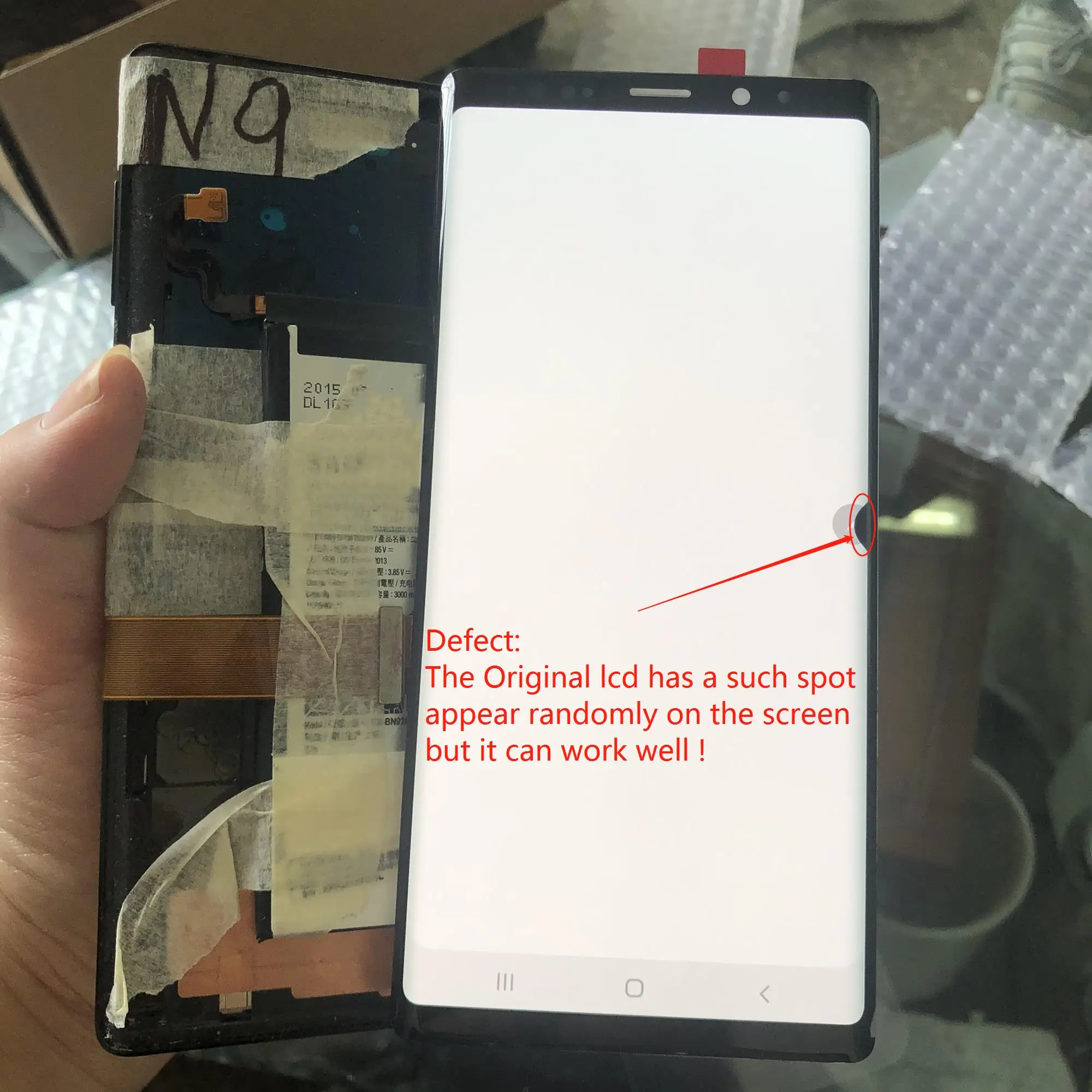 ORIGINAL AMOLED screen For SAMSUNG Galaxy Note 9