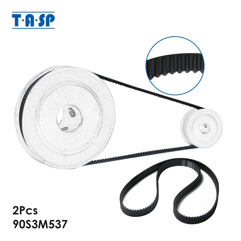 2pcs Bread Machine Belt 90s3m537 Breadmaker Spare Parts For Moulinex Ss