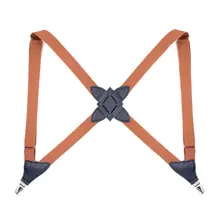 2 зажима для мужчин и женщин рубашка для отдыха 2,5 см брюки из искусственной кожи зажим на подтяжках эластичный сплав металлическая головка регулируемые подтяжки