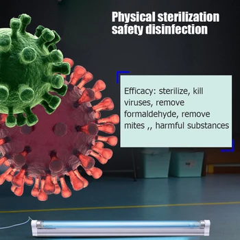 

Tube 6W 8W Home Kill Dust Mite Sterilizer Light Enduring UV Disinfection Lamp Kitchen Bedroom Hospital 110V 220V