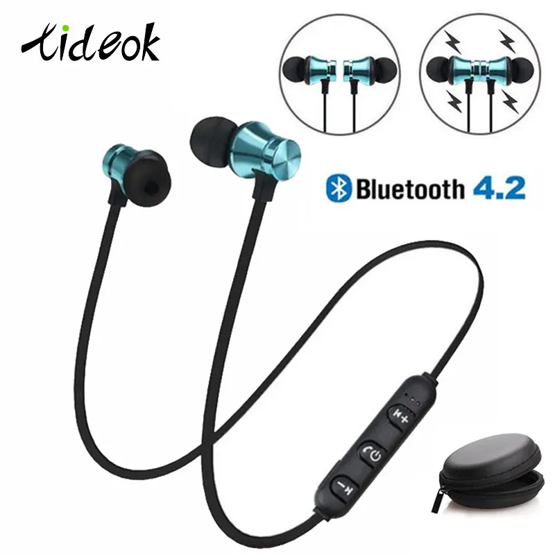

TX11 Magnetic Wireless Bluetooth Earphone Neckband Sports Music Headset Stereo Earbuds Earphones With Mic For iPhone Samsung