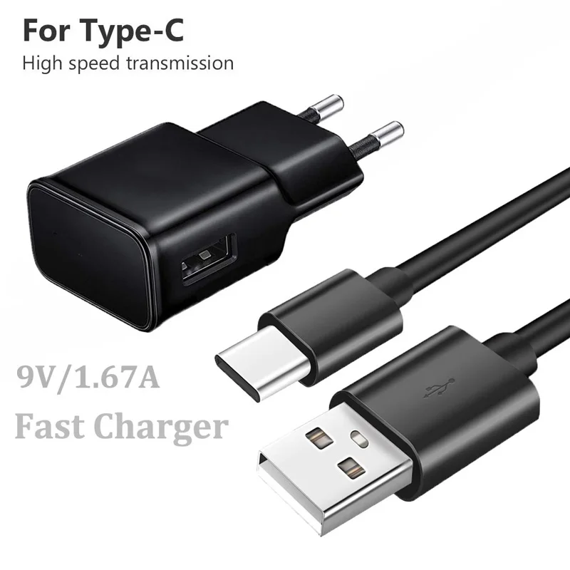 Fast Charging EU Plug Mobile Phone Charger For Samsung S20 FE S30 Ultra A21S A31 A41 A40 50 70 2A Type-c USB Cable Charger usb 5v 2a