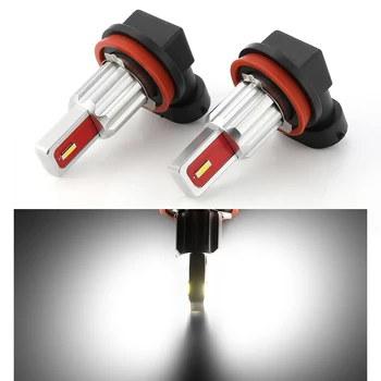 

2Pcs Car LED Headlight H7 H1 LED Bulbs H4 H11 9005 HB3 9006 HB4 CSP 1800LM Car Fog Lights Driving Day Running Lamp 12V 6000K