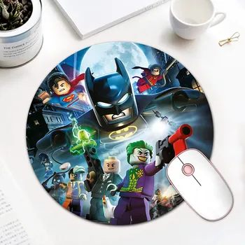 

Super Hero Batman Round Mousepad Mouse Pad Mice Mat Computer Peripherals Accessory