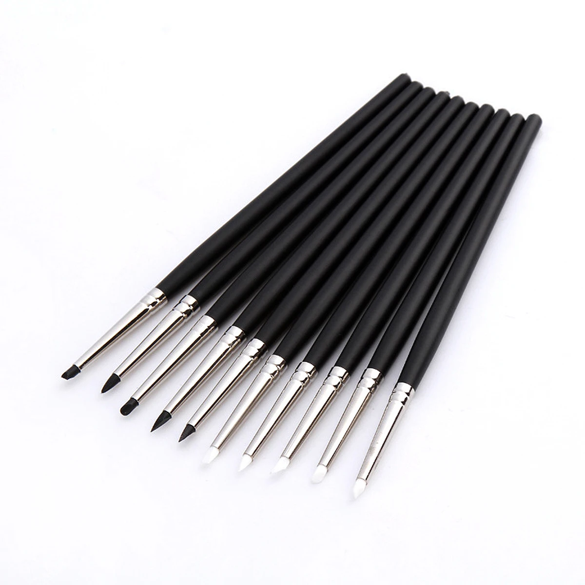 

5pcs Dental Resin Brush Pens Dental Shaping Silicone Tooth Tool For Adhesive Composite Cement Porcelain Teeth Dentist Tools