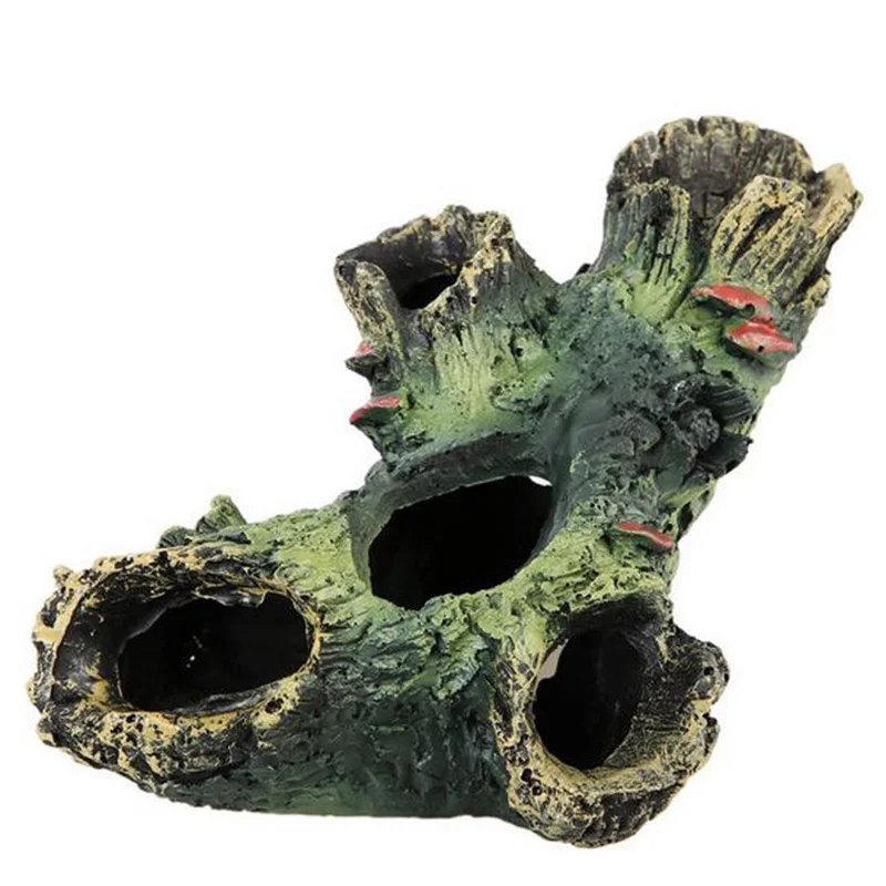 Fish Aquarium Ornament Trunk Decoration Pet Supplies Aquariums Bole Underwater Pets Tree Trunks Resin Decor Fish Tank Driftwood