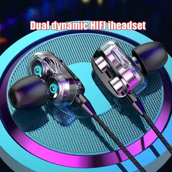 

Universal In-Ear Earphones Heavy Bass Stereo Wired Earphones Sports Headsets with Mic блютуз гарнитура наушники игровые