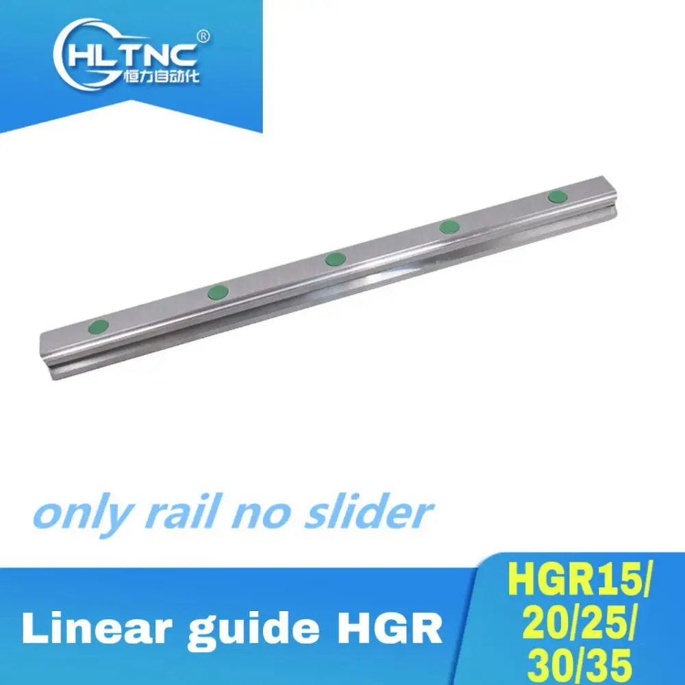 Same as HIWIN CNC guide 15/20/25/30/35mm linear guide HGR15 HGR25 HGR30 HGR35 linear rail with Green dust cover for CNC router afbeelding