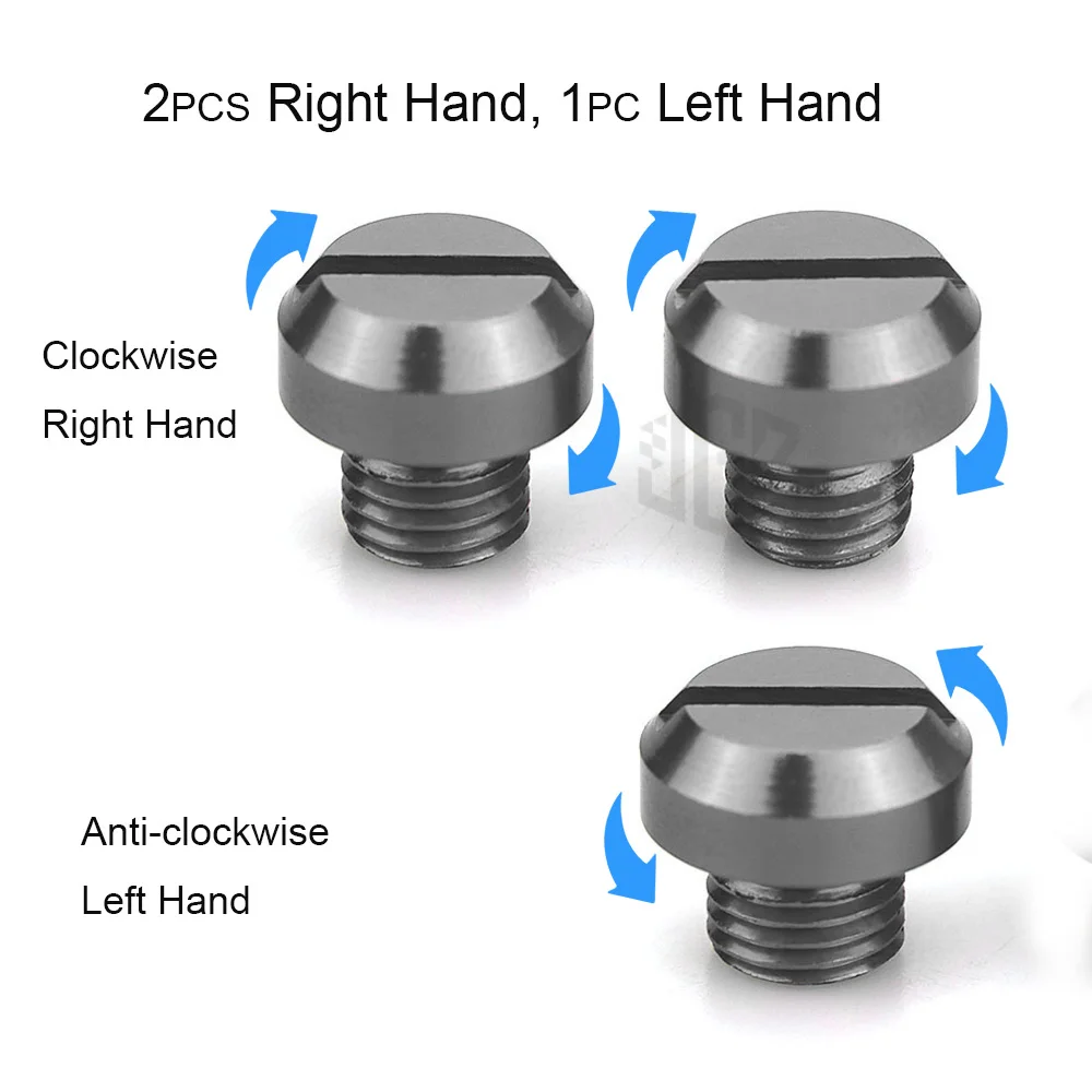 3pcs Motorcycle M10*1.25 CNC Mirrors Hole Plug Screws Caps Cover Bolts For Kawasaki Z400 Z650 Z750 Z800 Z900 Z1000 Accessories