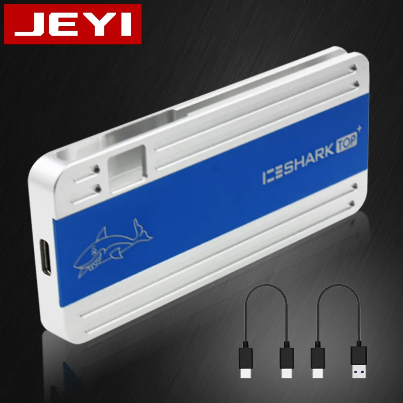 JEYI ICESHARK i9 Скрытая линии HDD корпус мобильного коробка-чехол на HDD NVME Тип C3.1 JMS583 М. 2 USB3.1 M.2 PCIESSD U.2 M.2 PCI-E