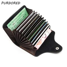Фиолетовый 1 шт. 11 слотов держатель для карт из натуральной кожи однотонный цветной кошелек для карт на молнии чехол для визиток унисекс кошелек для монет