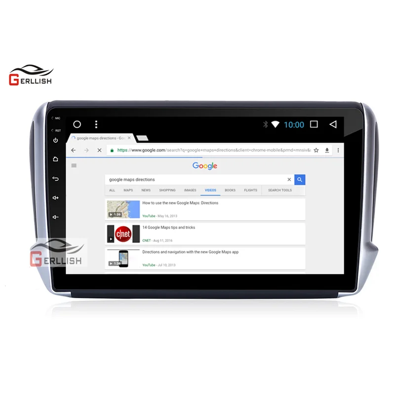 10,2 дюймов android стерео gps-навигация, dvd-плеер для peugeot 208 2012 - Цвет: 1GB RAM 16GB ROM