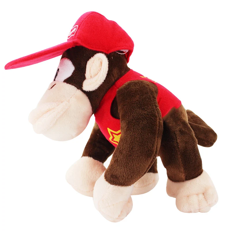 18 см Super Mario Bros Diddy Kong Плюшевые игрушки животные обезьяна кукла подарок на день рождения для детей