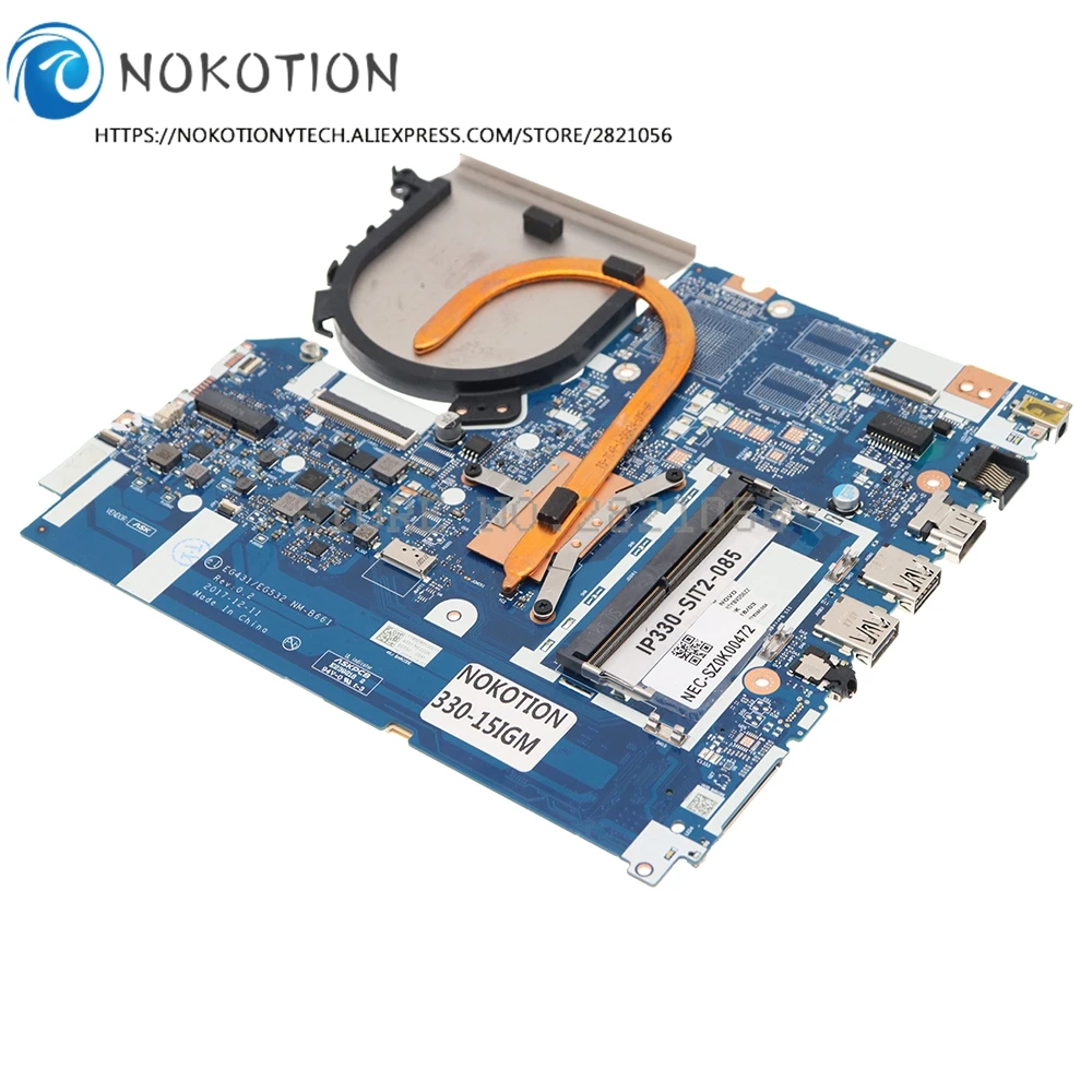 EG534 EG535 NMM-B681 For Lenovo Ideapad 330-15ARR Laptop Motherboard With  R3-2200 R5-2500 R7-2700 CPU R540 2G GPU 4GB RAM - AliExpress