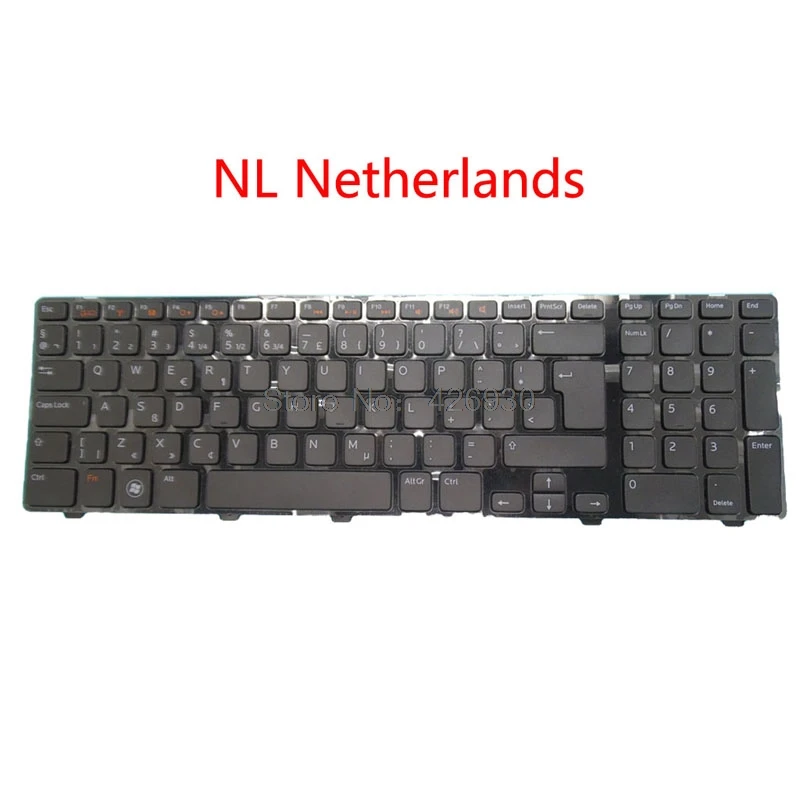 Ноутбук US LA AR BG CP NL клавиатура для DELL Inspiron N5110 M5110 M511R английский