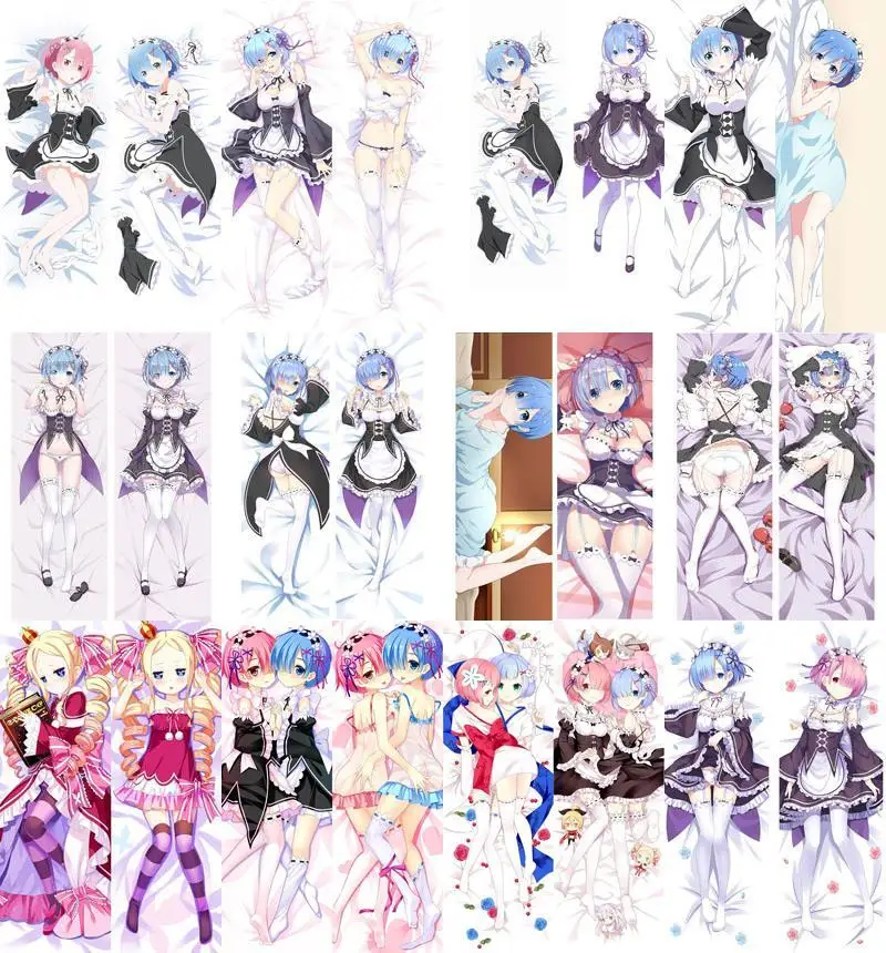Японское аниме Re:Zero kara Hajimeru Isekai Seikatsu Rem Ram Прямая поставка Dakimakura Otaku обнимающая