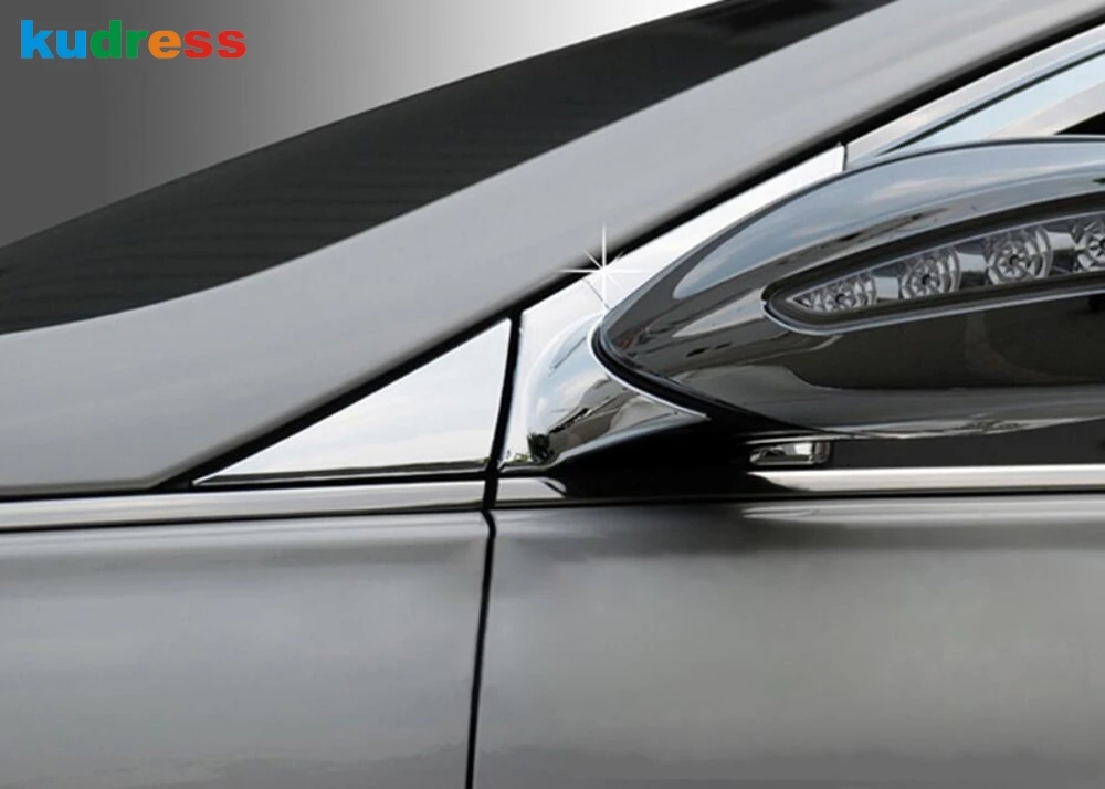 Chrome Silver Side View Mirror Cover Molding 6P C859 For HYUNDAI 2018 Sonata i45