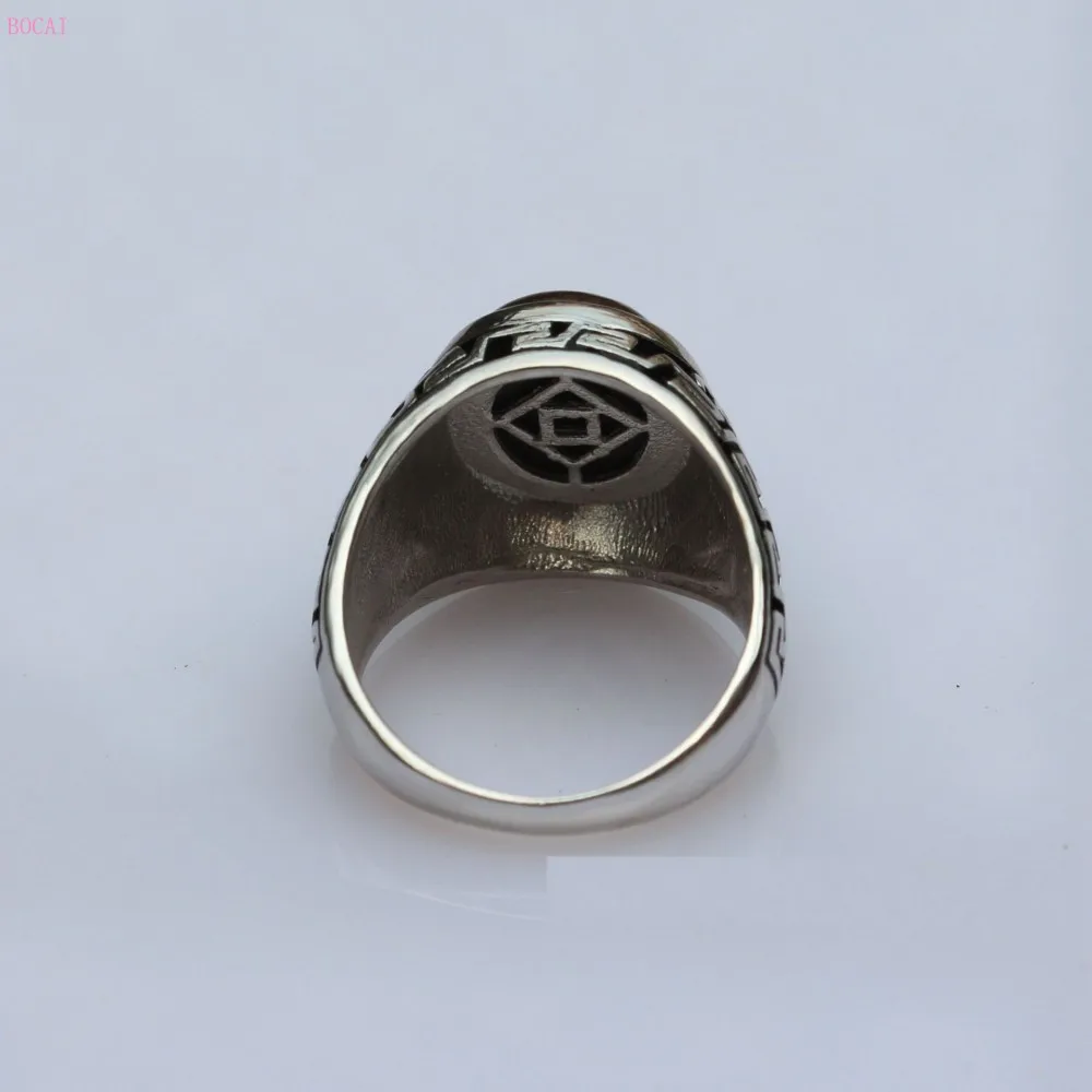 Серебро s925 пробы, мужское кольцо, ретро стиль, простое кольцо, мужское черное кольцо, Средний Восток, мужское кольцо для мужчин