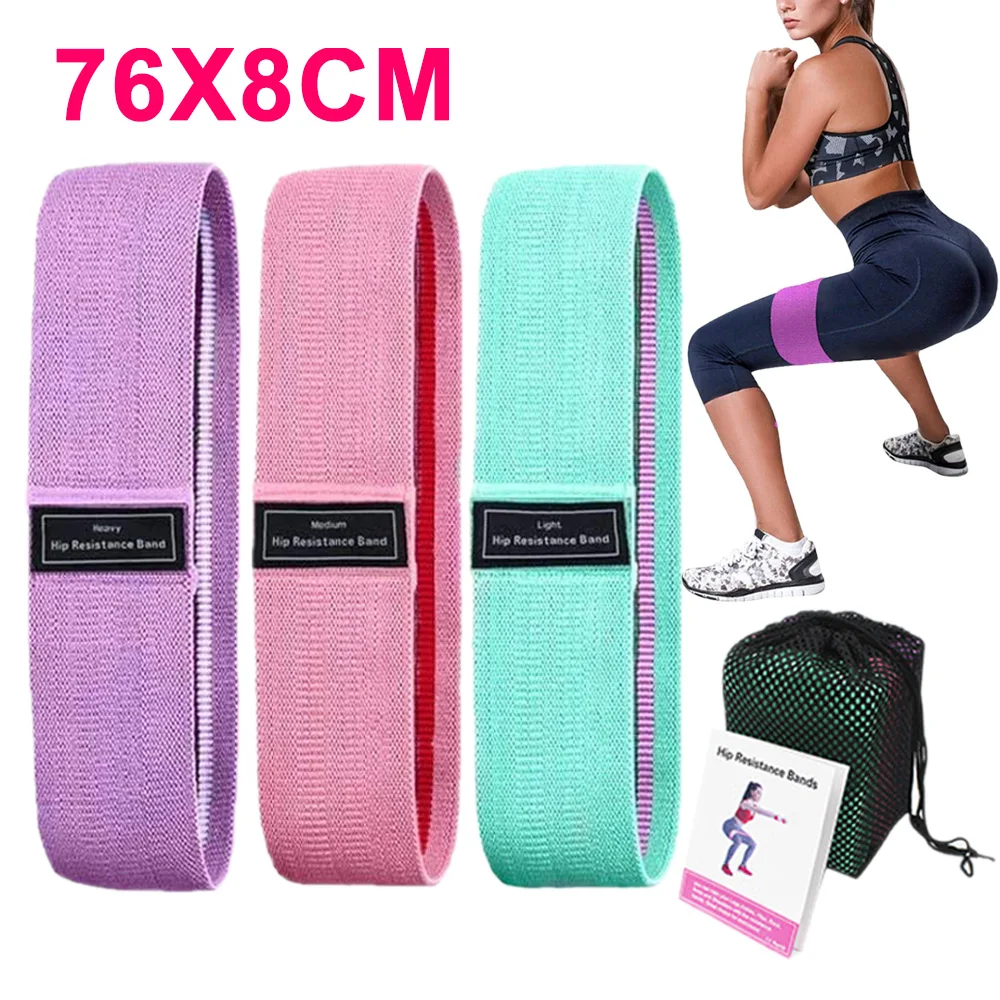 Resistance Bands Fitness Booty Bands Hip Circle Fabric Fitness Rubber Expander Elastic Band for Home Workout Exercise Equipment