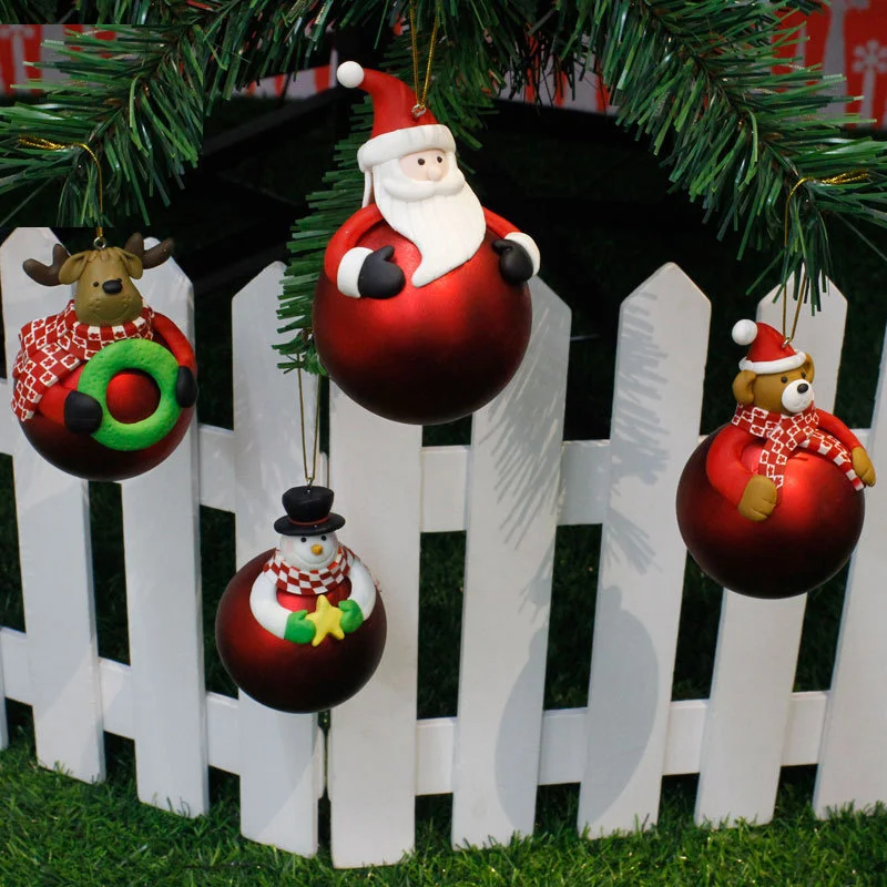 

1pcs Christmas tree decoration ball ornament Christmas Party hanging ball ornaments home decorations christmas decorations gift